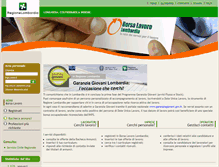 Tablet Screenshot of borsalavorolombardia.net